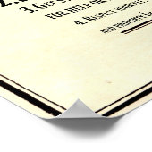 教室規則の宣告教育令1 ポスター (角)