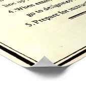 教室規則の宣告教育令2 ポスター (角)