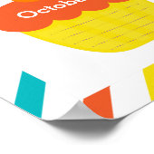 教室誕生日図ポスター ポスター (角)