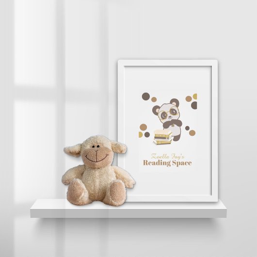 教室読のコーナーパーソナライズされた本をテーマ フォトプリント           