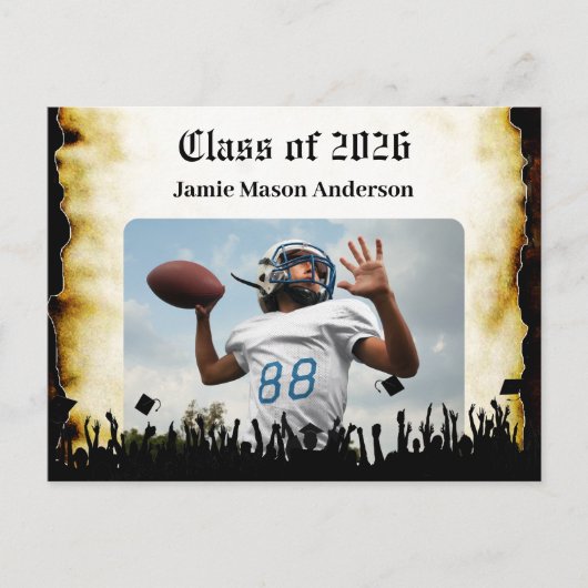 教室長招待状 インビテーションポストカード (正面)