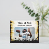 教室長招待状 インビテーションポストカード (スタンド正面)