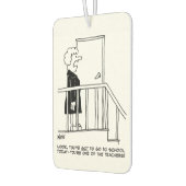 教師が学校に行きたくない カーエアーフレッシュナー (左)