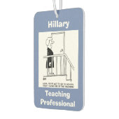 教師が学校に行きたくない カーエアーフレッシュナー (左)