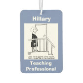 教師が学校に行きたくない カーエアーフレッシュナー (裏面)