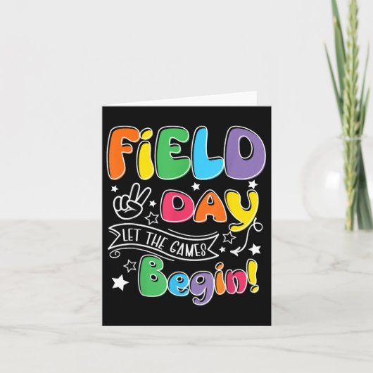 教師と生徒の運動会　ゲームスタート！ カード (正面)