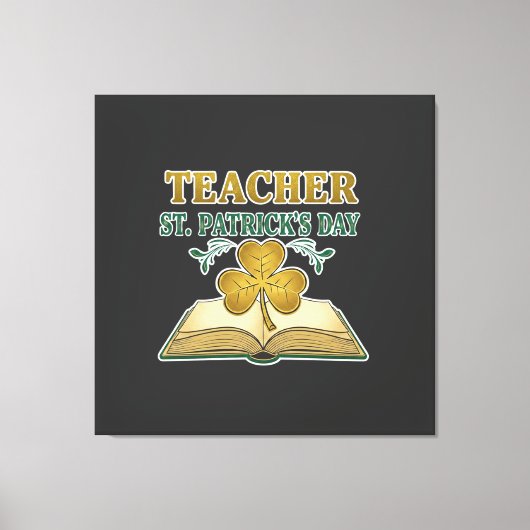 教師と生徒　２０２６年度 - 知識は光 キャンバスプリント (正面)