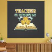 教師と生徒　２０２６年度 - 知識は光 キャンバスプリント (インサイチュ (リビング))