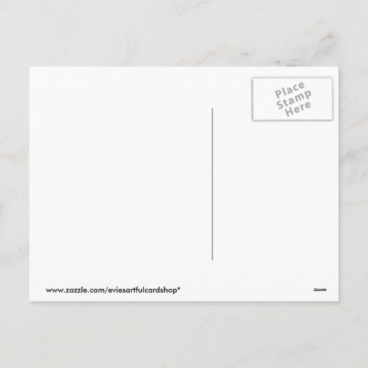 教師のためのホリデーカード - スノーフレークスクラップブッキング シーズンポストカード (裏面)