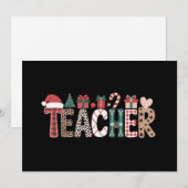 教師のクリスマス ライフ 教師の愛 感動の名言 シーズンカード (正面/裏面)