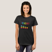 教師のバッテリー寿命 Tシャツ (正面フル)