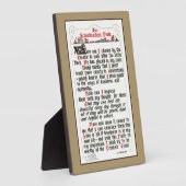 教師の信仰 フォトプラーク (側面)