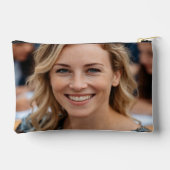 教師の写真をカスタマイズ・パーソナライズ アクセサリーポーチ (裏面)