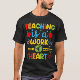 教師の心の仕事 ギフト Tシャツ