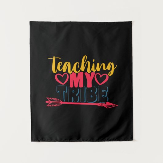 教師の日 私の部族を教える タペストリー (正面)