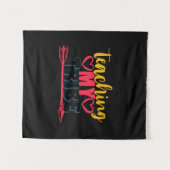 教師の日 私の部族を教える タペストリー (正面(横))