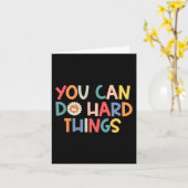 教師の日 Tシャツ あなたならできる 大人の女性・子供用 カード (黄色い花)