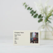 教師の机 名刺 (スタンド正面)