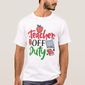 教師は非番 Tシャツ (正面)