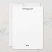 教師へのバレンタインカード シーズンカード (裏面)