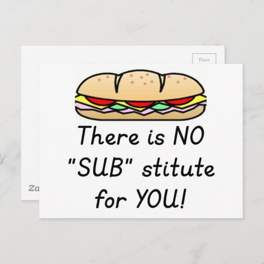 教師への感謝の気持ちを表す面白いギフト - 代行教師の名言 ポストカード (正面/裏面)