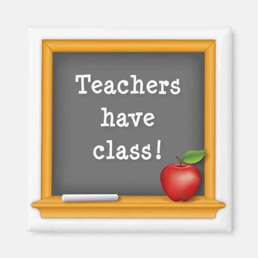 教師への感謝 マグネット (正面)