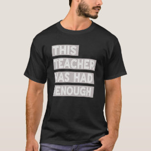 教師ももう限界 銃に反対 Tシャツ