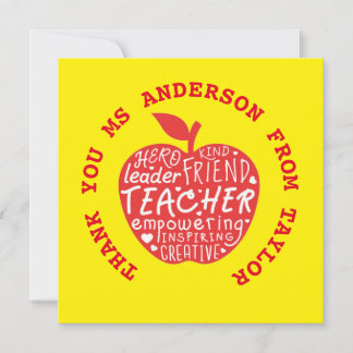 教師ステッカー - ベスト名言アップル