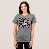 教師テストの日、州の試験、教師の試験 トライブレンドTシャツ (正面全面)
