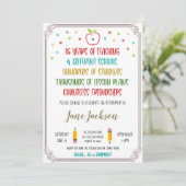 教師引退のお誘い 招待状 (スタンド正面)