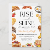 教師感謝の朝食会,朝食パーティー 招待状 (正面)