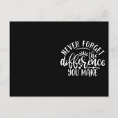 教師感謝デザインのアイデア ポストカード (正面)