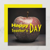 教師感謝デーのカード シーズンカード (正面/裏面)