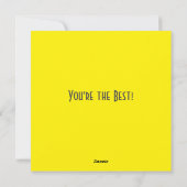 教師感謝デー カード (裏面)