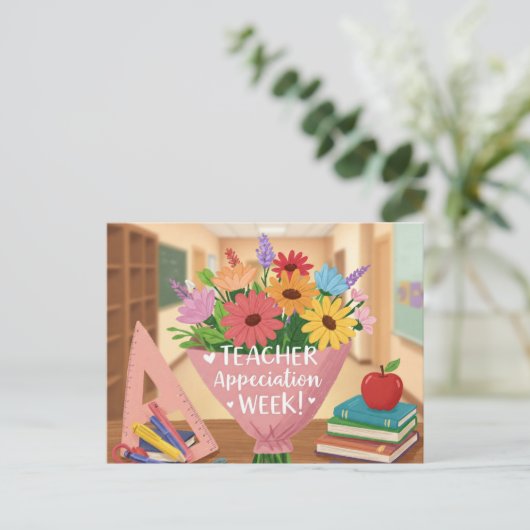 教師感謝週間 ポストカード (スタンド正面)