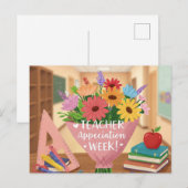 教師感謝週間 ポストカード (正面/裏面)