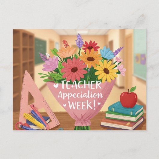 教師感謝週間 ポストカード (正面)