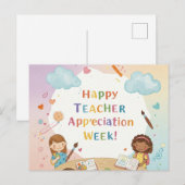 教師感謝週間 ポストカード (正面/裏面)
