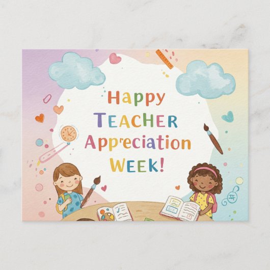 教師感謝週間 ポストカード (正面)