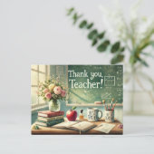 教師感謝週間 ポストカード (スタンド正面)