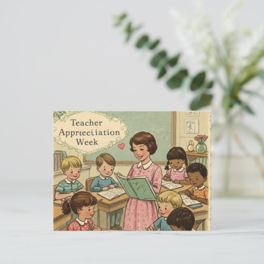 教師感謝週間 ポストカード (スタンド正面)