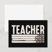 教師生活  新学期へ サンキューカード (正面/裏面)