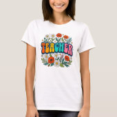 教師用Tシャツ 先生+教員+教育実習生 Tシャツ (正面)