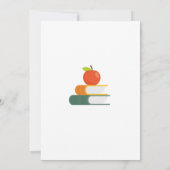 教師 クラス 卒業 退職 パーティー 招待状 (裏面)