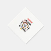 教師 - 死ぬまでパーティしよう クラシック スタンダードカクテルナプキン (角)