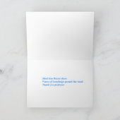 教授ありがとう サンキューカード (内部)