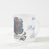 教授のための編集可能マグ フロストグラスマグカップ (正面右)