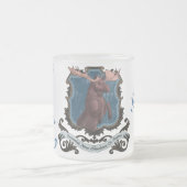 教授のための編集可能マグ フロストグラスマグカップ (中央)