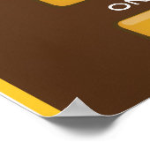 教授の計算機 楽しい漫画 ポスター (角)