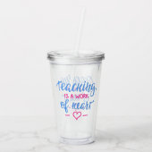 教授はハートの仕事です アクリルタンブラー (裏面)